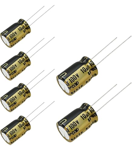 Amazon.co.jp: Nichicon ES 4個 4.7uF 50V 双極アルミニウム電解